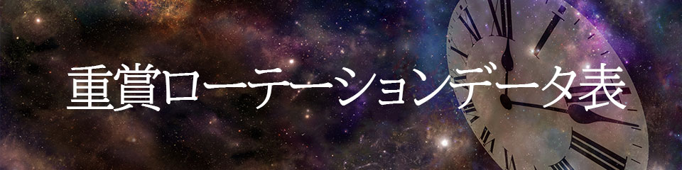 ローテーションデータ表